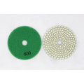 Sharp type Spiral shape white diamond polishing pad